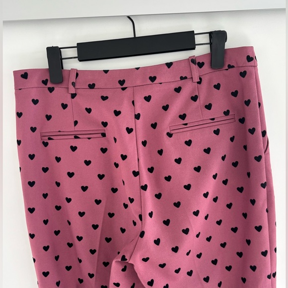 Topshop Casual Heart Print Pants - Picture 4 of 7